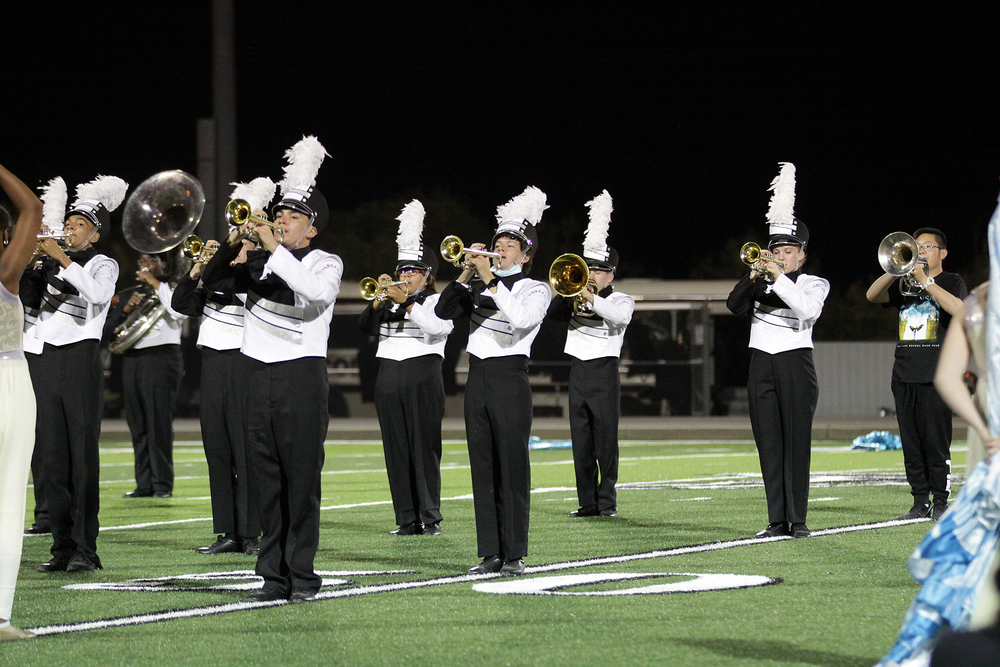 The Forsan band performing during halftime October 9th, 2020.